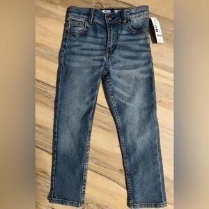 Oshkosh Kids Skinny Jeans Size 5R/5A NWT‎ Med Wash Adjustable Waist Snap Closure
